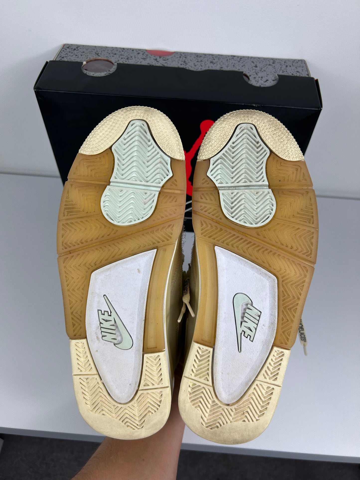 Jordan 4 Off-White Sail