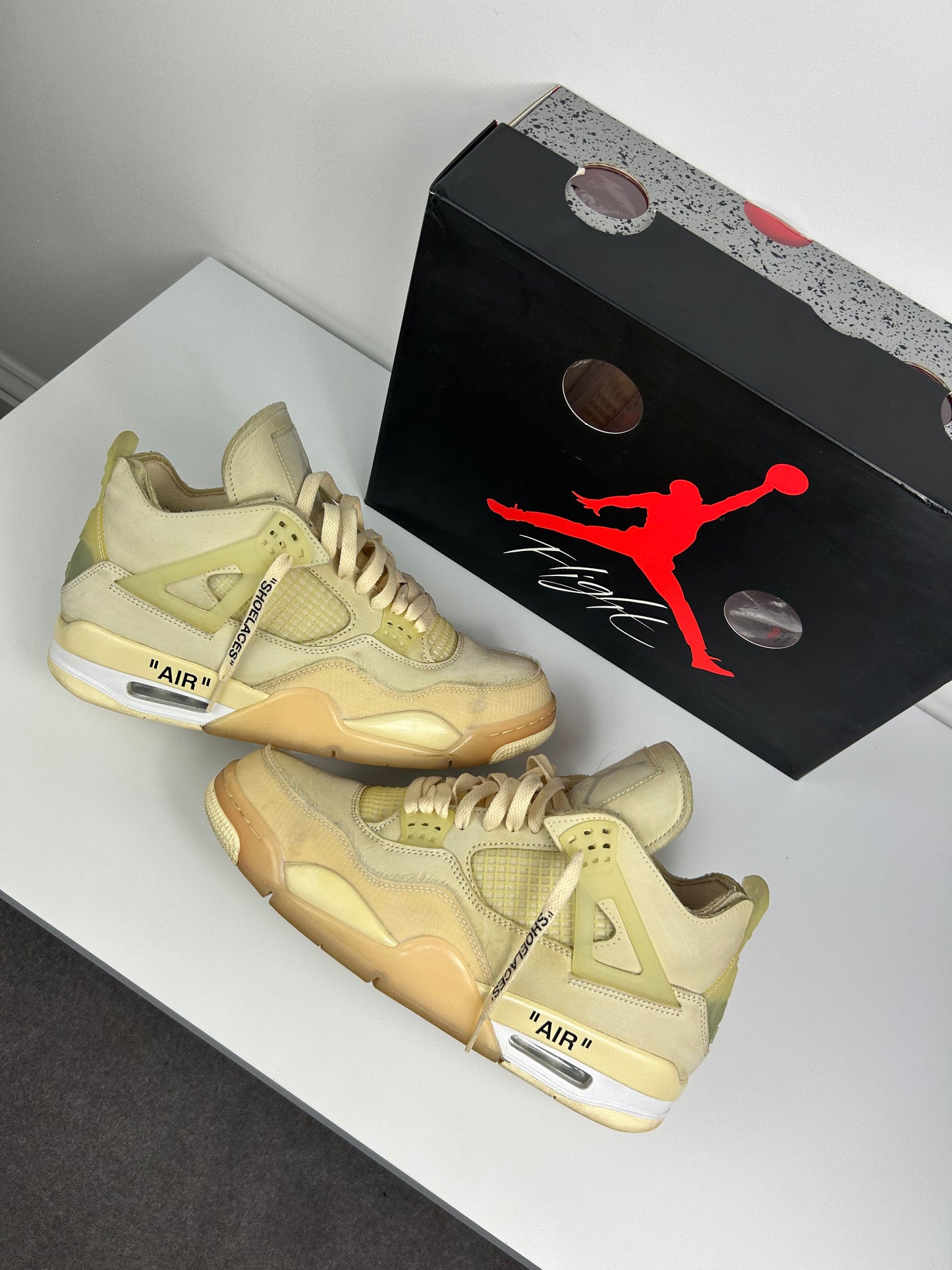 Jordan 4 Off-White Sail