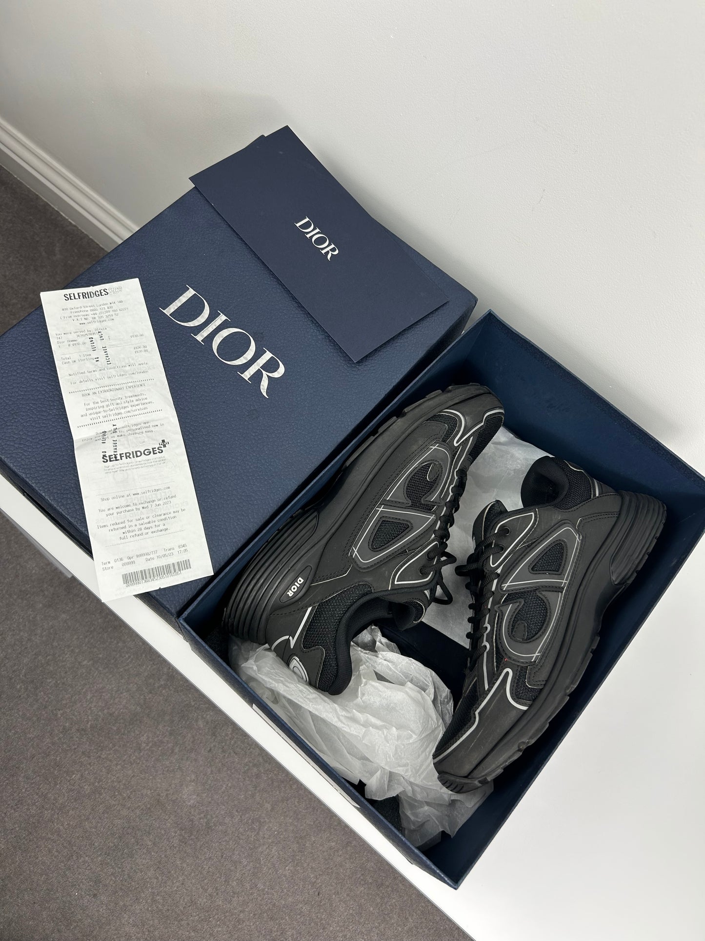 Dior B30 Triple Black