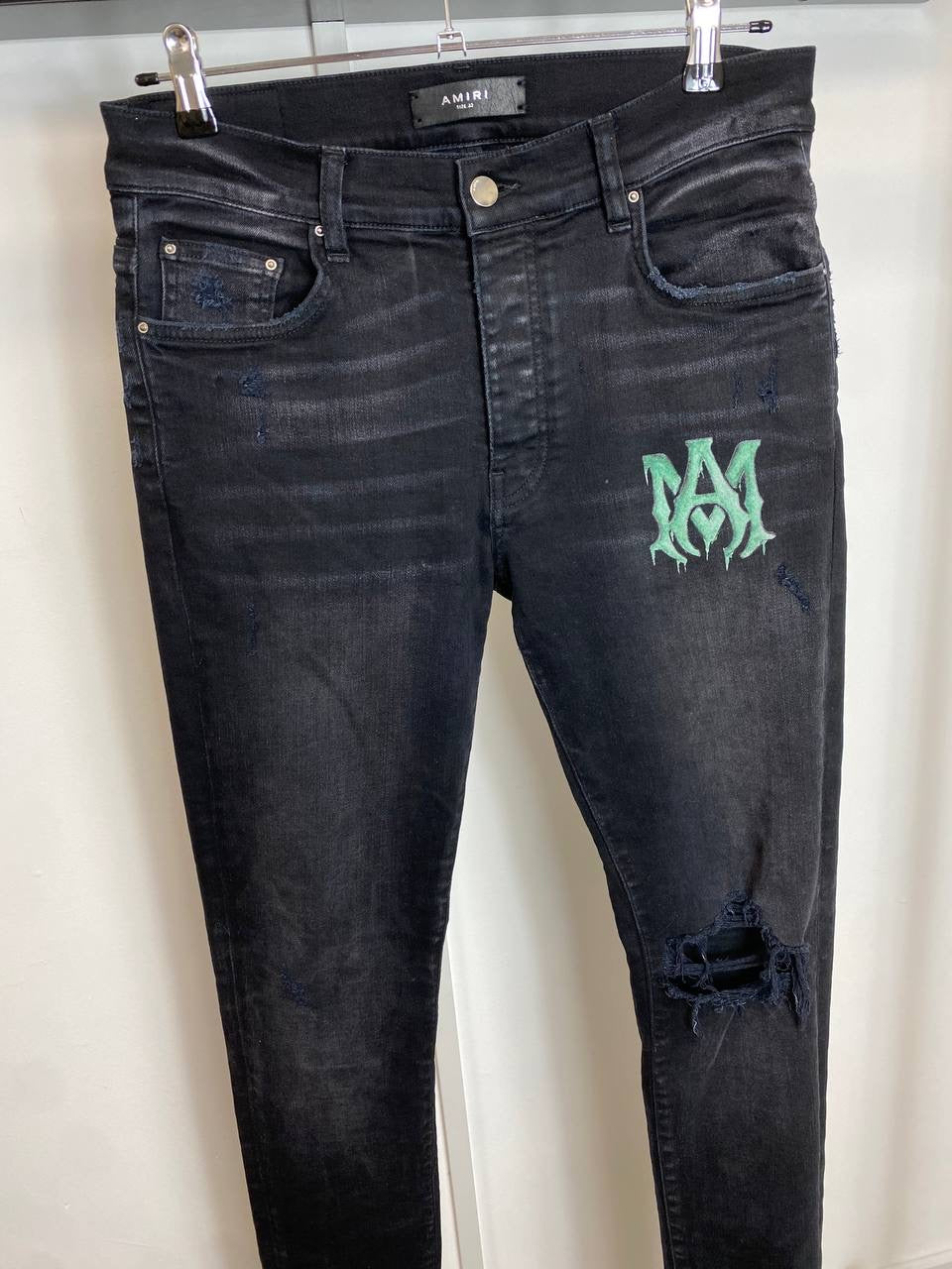 Amiri Logo Jeans