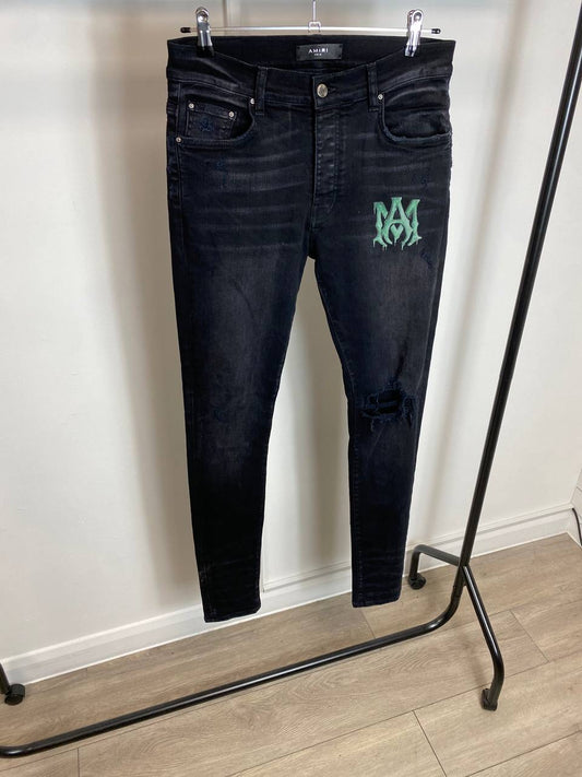 Amiri Logo Jeans