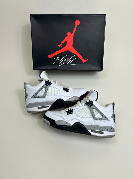 Jordan 4 White Cement