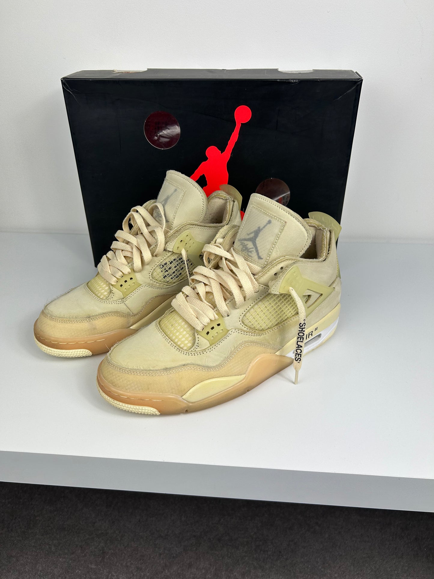 Jordan 4 Off-White Sail