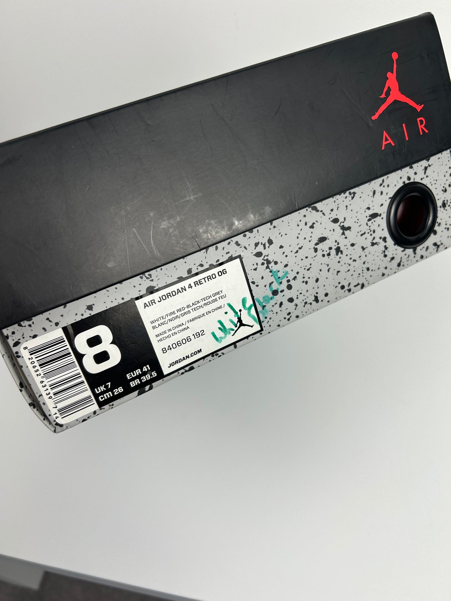 Jordan 4 White Cement