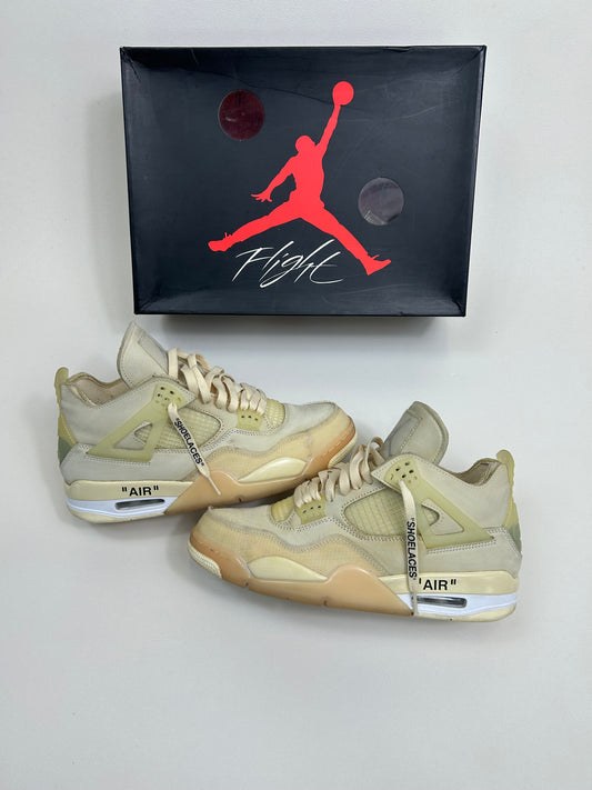 Off-White X Jordan 4 ‘Sail’