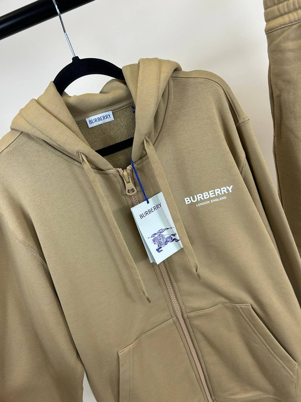 Burberry Hoodie Short Set