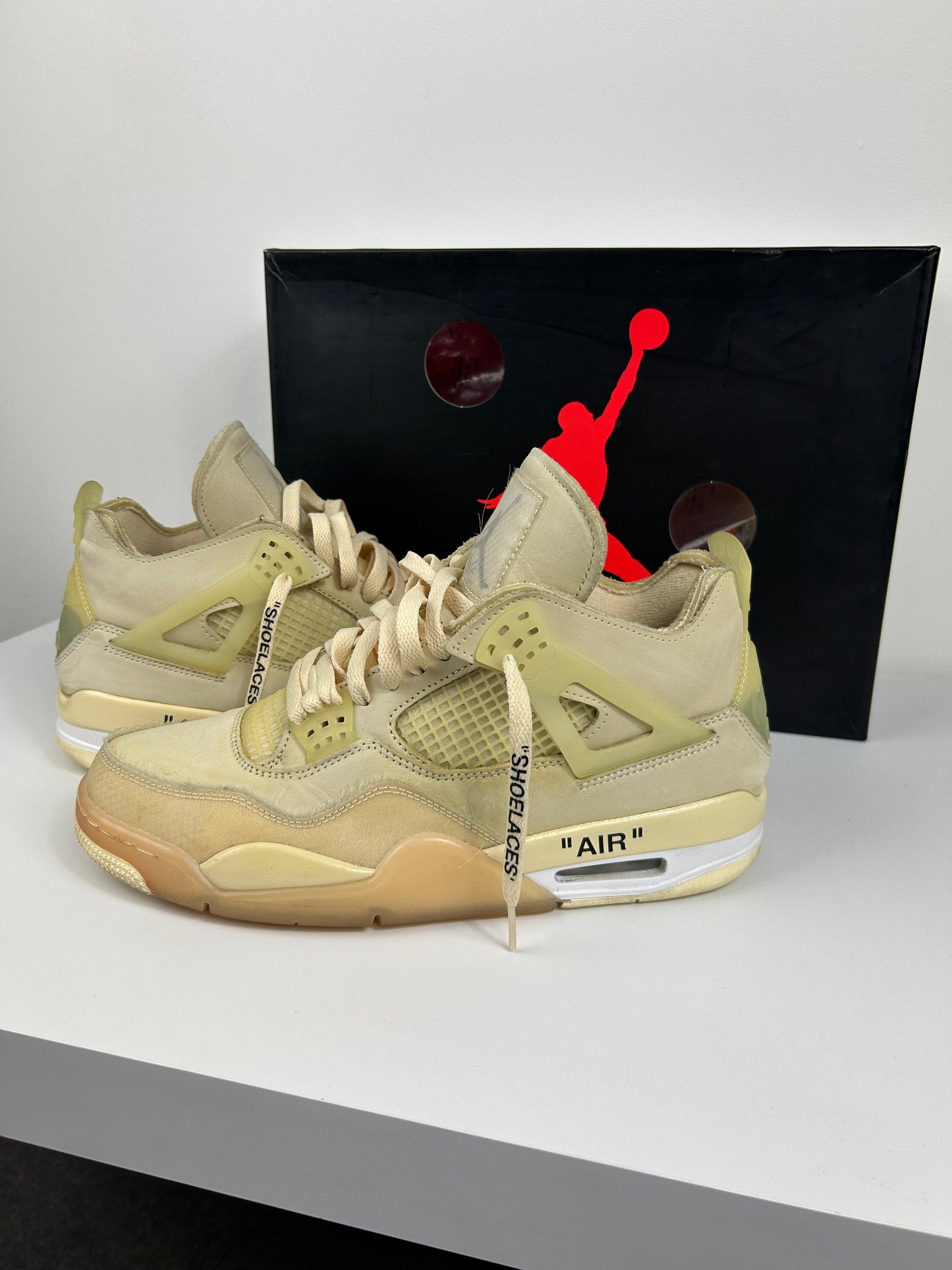 Jordan 4 Off-White Sail